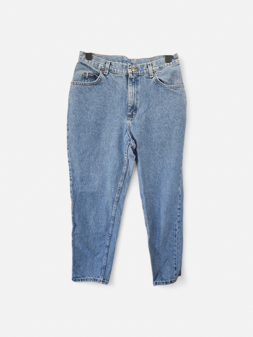 Lee  " Vintage" Women's Straight Leg Jeans - Light Blue Denim Size 12P